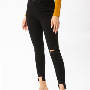 Ankle hem skinny legging